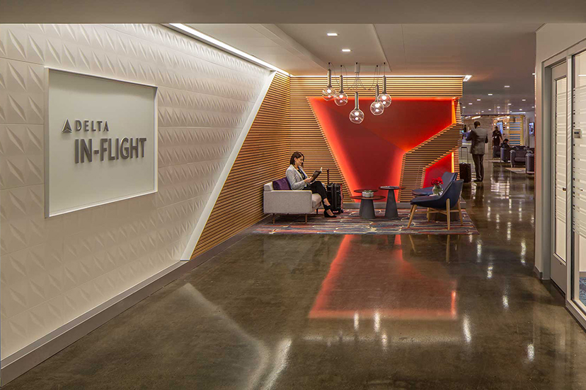 Delta InFlight Services lounge